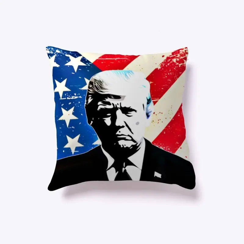 Double patriot pillow