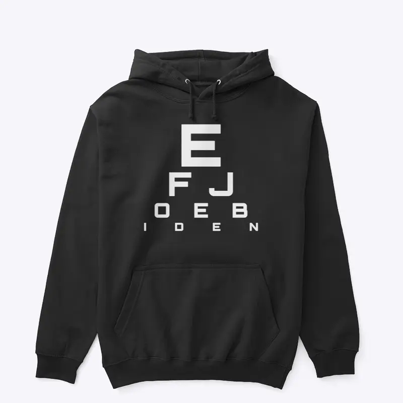 EFJB WHIT ON DARK HODDIE