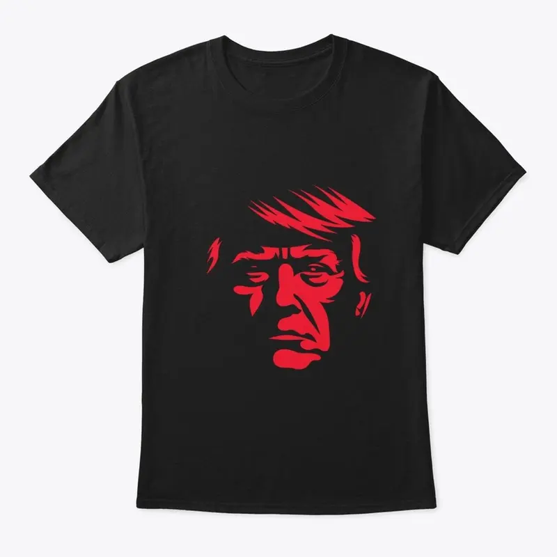 Trump silhouette red