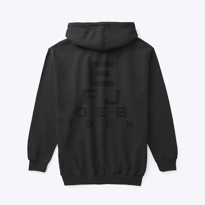 EFJB BLACK ON BLACK ZIP HODDIE